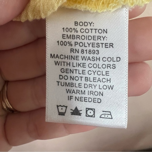 Lot Of 2 VTG Y2K Button Up Embroidered Gauzy Crepe Cotton Shirt Top Womens Sz XS - Picture 8 of 10